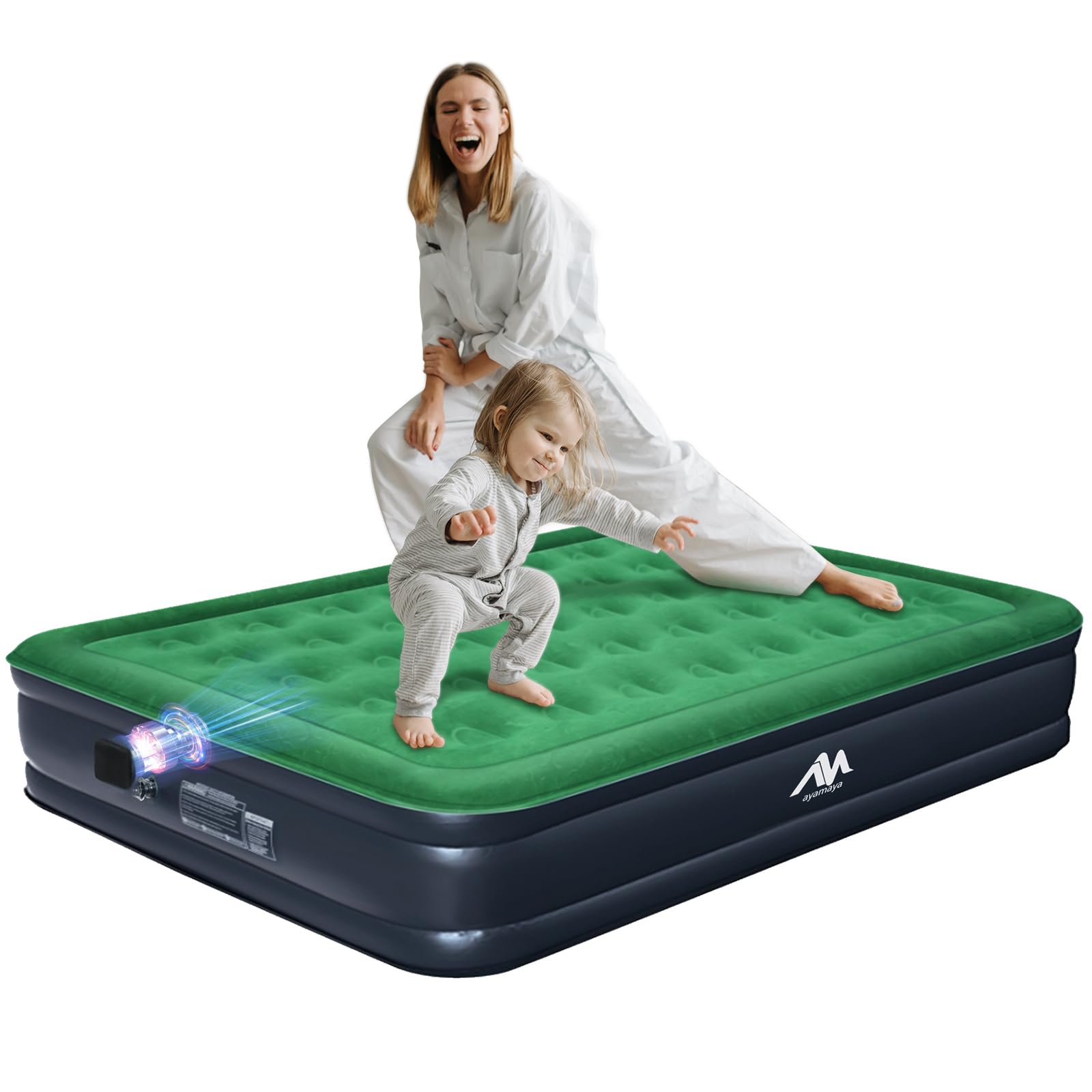 Amazon.com : AYAMAYA Queen Camping Air Mattress with Built-in
